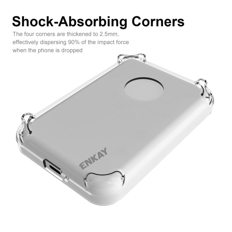 For MagSafe Battery Pack ENKAY Hat-Prince Transparent TPU Shockproof Phone Case - HoMEdemic™ 