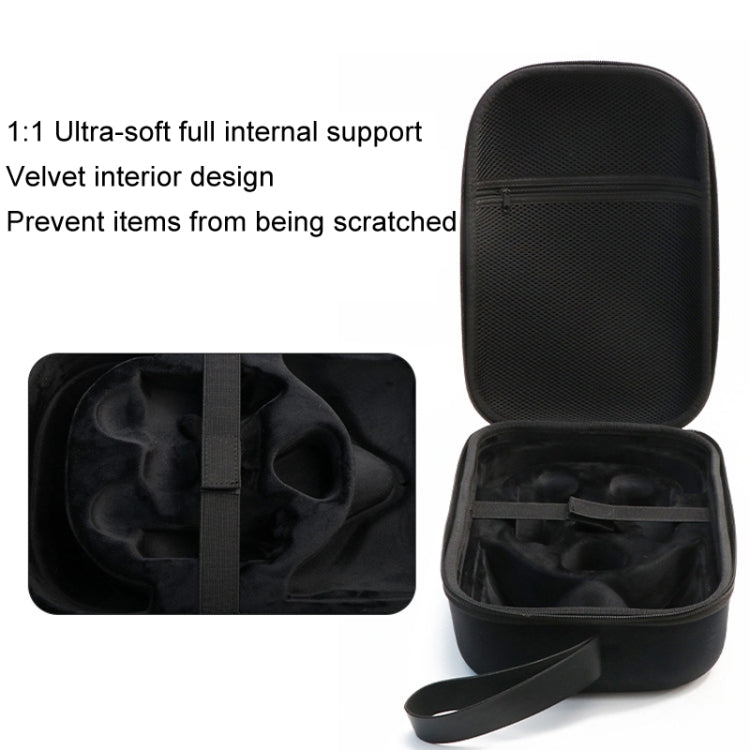 For Meta Quest 2 / 3 VR Glasses Integrated Storage Protective Case Portable Hard Bag(Black) - HoMEdemic™ 