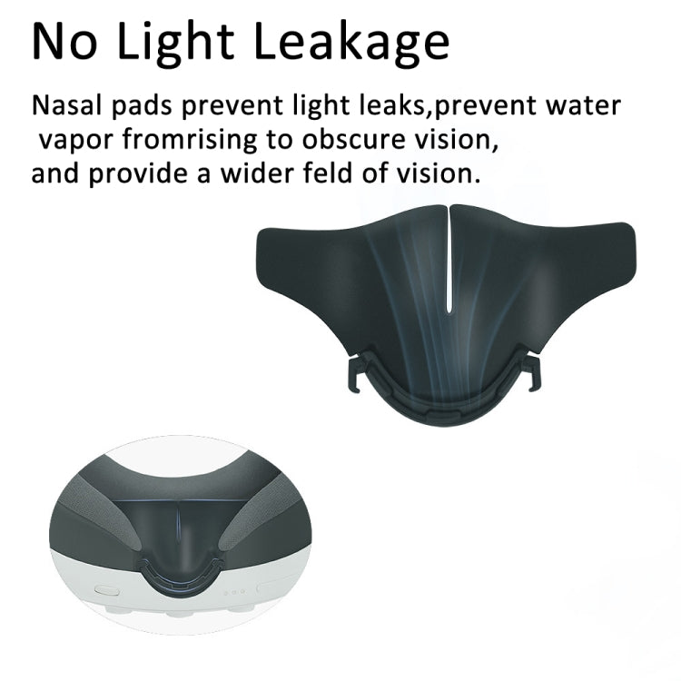 For Meta Quest 3 VR Blackout Nose Pad Mask Face Pad Cover, Spec: 2pcs /Set - HoMEdemic™ 