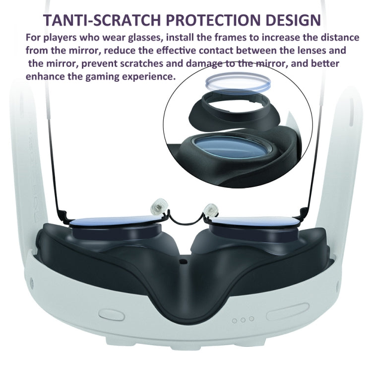 For Meta Quest 3 VR Glasses Lens Protector Frame to Prevent Your Glasses from Scratching VR Lenses - HoMEdemic™ 