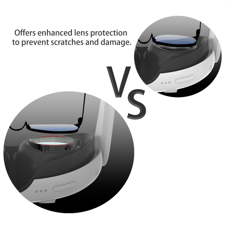 For Meta Quest 3 VR Magnetic Eyeglasses Frame, Spec: Anti Blue Light Lens+Frame Black - HoMEdemic™ 