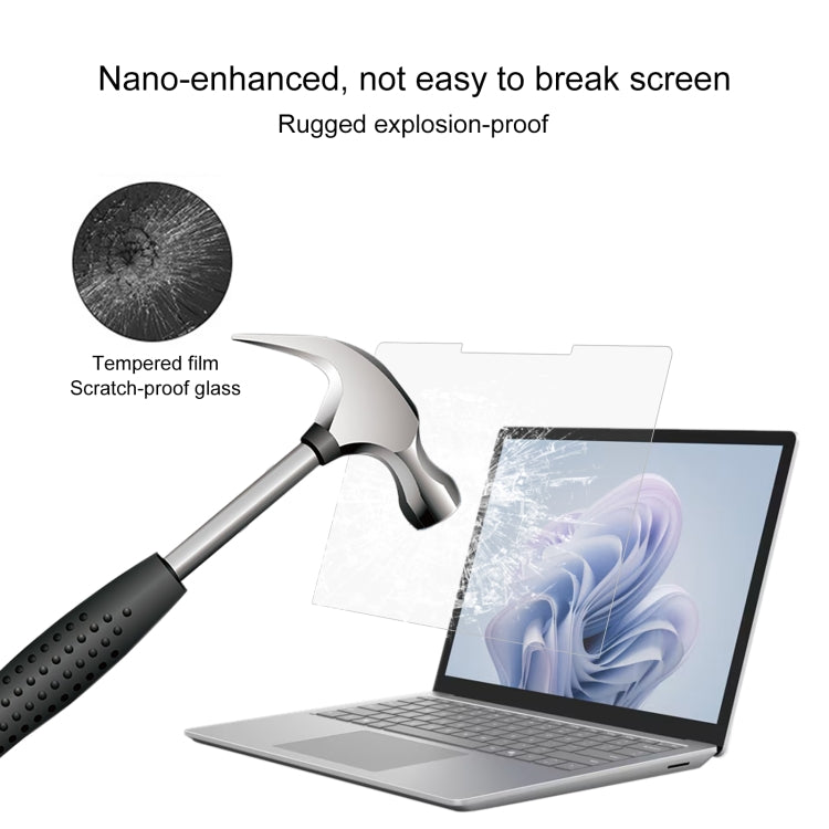 For Microsoft Surface Laptop 6 13.5 25pcs 9H 0.3mm Explosion-proof Tempered Glass Film - HoMEdemic™ 