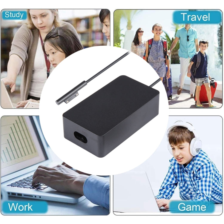 For Microsoft Surface Pro  7 / 7 Plus / 8 / 9 / X & Laptop 3 / 4 / 5 65W Laptop Power Adapter, Plug Type: AU Plug - HoMEdemic™ 