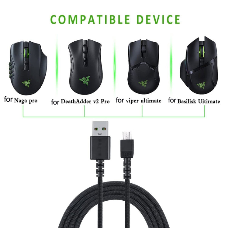 For Razer / Naga Viper Pro / Viper V2 Professional Wireless Mouse Charging Cable(Pink) - HoMEdemic™ 