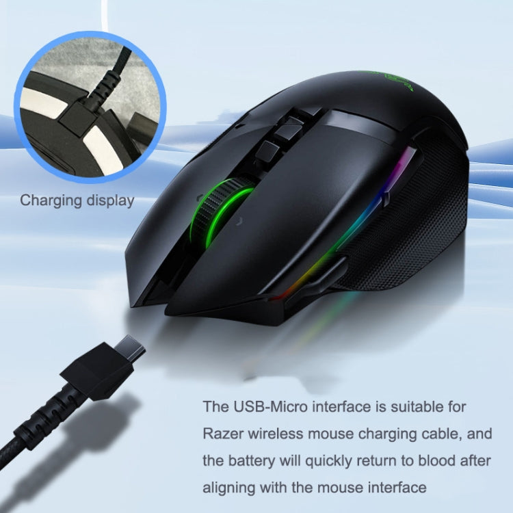 For Razer / Naga Viper Pro / Viper V2 Professional Wireless Mouse Charging Cable(Pink) - HoMEdemic™ 