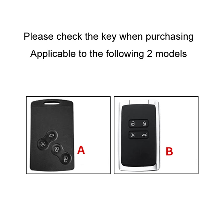 For Renault Car Key Cover Multifunctional Keychain Anti-lost Number Plate(B) - HoMEdemic™ 