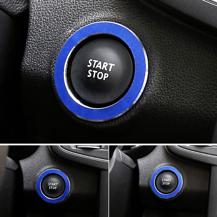 For Renault Metal Ignition Key Ring, Inside Diameter: 4.8cm, For Renault (Blue), For Renault (Red) - HoMEdemic™ 