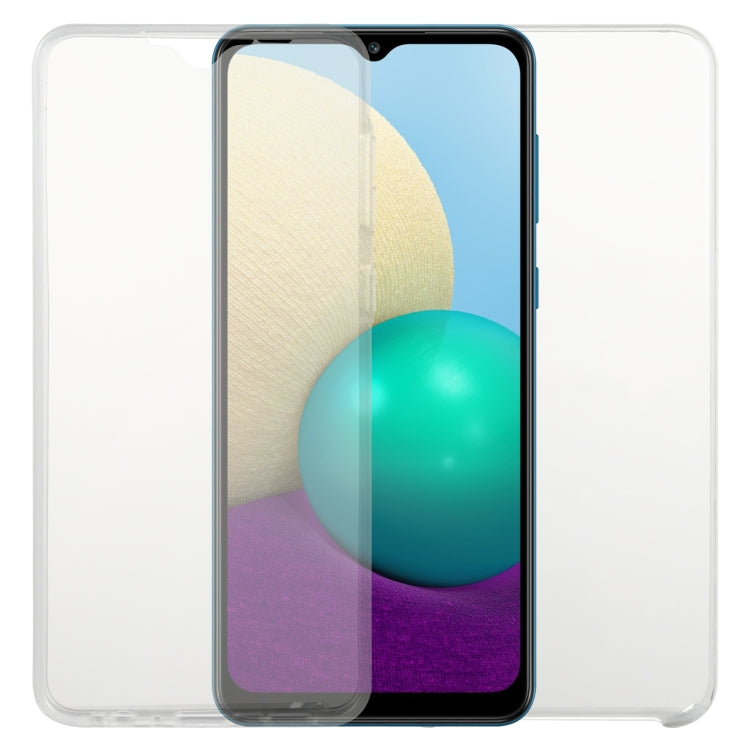 For Samsung Galaxy A02 PC+TPU Ultra-Thin Double-Sided All-Inclusive Transparent Mobile Phone Case, For Samsung Galaxy A02 - HoMEdemic™ 