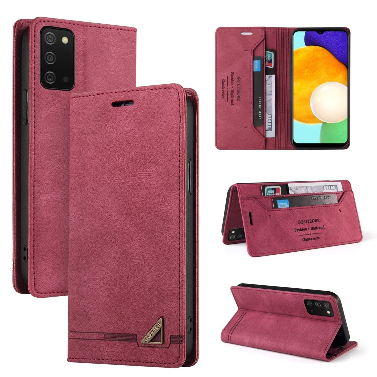 For Samsung Galaxy A03s 166mm Skin Feel Anti-theft Brush Horizontal Flip Leather Case with Holder & Card Slots & Wallet(Brown), For Samsung Galaxy A03s 166mm - HoMEdemic™ 