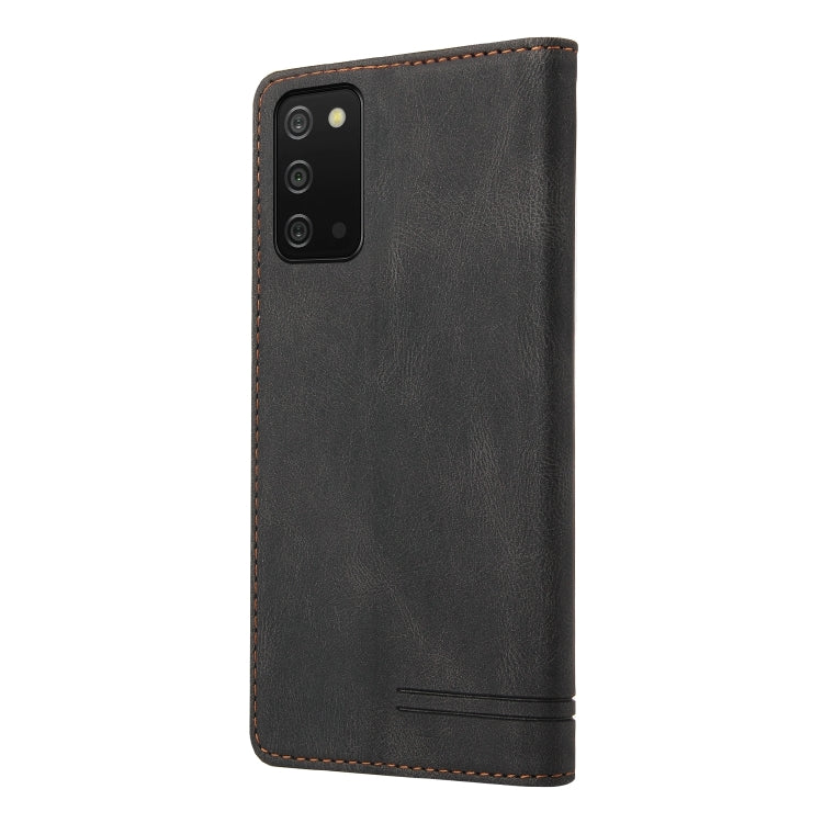 For Samsung Galaxy A03s 166mm Skin Feel Anti-theft Brush Horizontal Flip Leather Case with Holder & Card Slots & Wallet(Brown), For Samsung Galaxy A03s 166mm - HoMEdemic™ 
