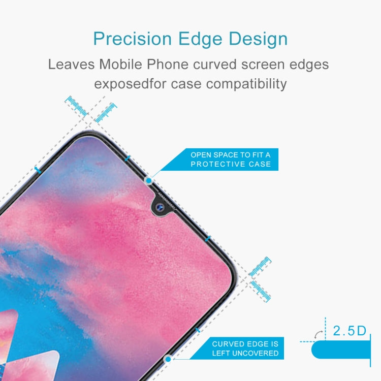 For Samsung Galaxy A40s 2 PCS Half-screen Transparent Tempered Glass Film - HoMEdemic™ 