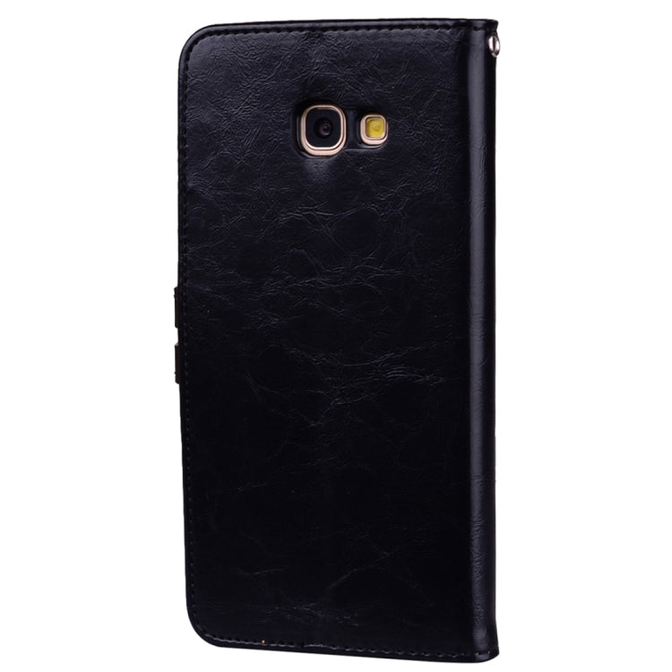 For Samsung Galaxy A5 (2017) Business Style Oil Wax Texture Horizontal Flip Leather Case with Holder & Card Slots & Wallet, For Galaxy A5 (2017) - HoMEdemic™ 