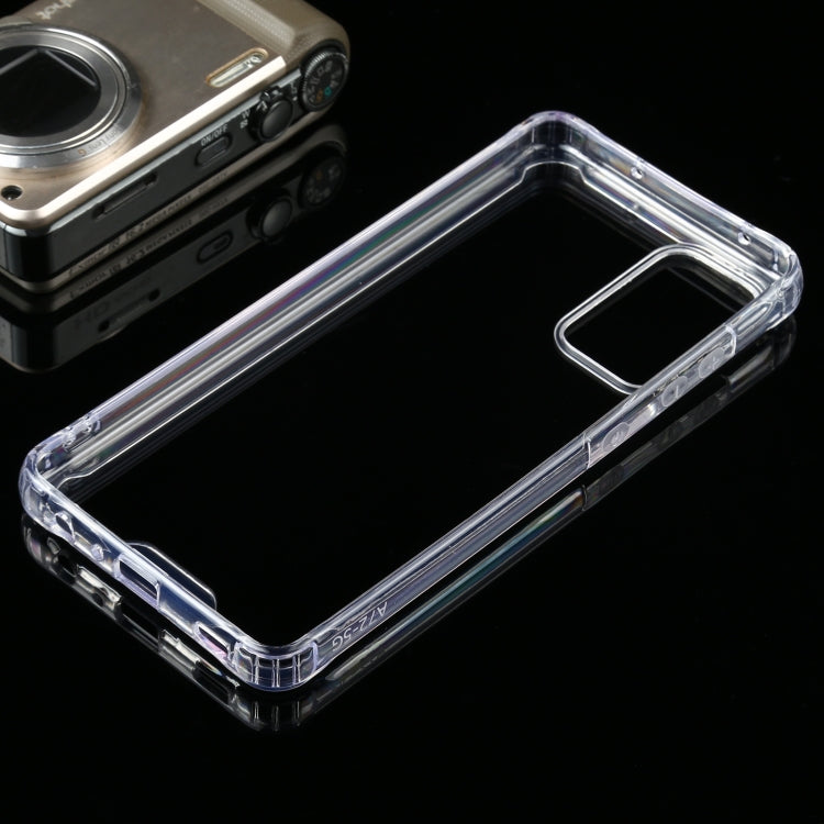 For Samsung Galaxy A72 Four-corner Shockproof Transparent TPU + PC Protective Case, For Samsung Galaxy A72 - HoMEdemic™ 