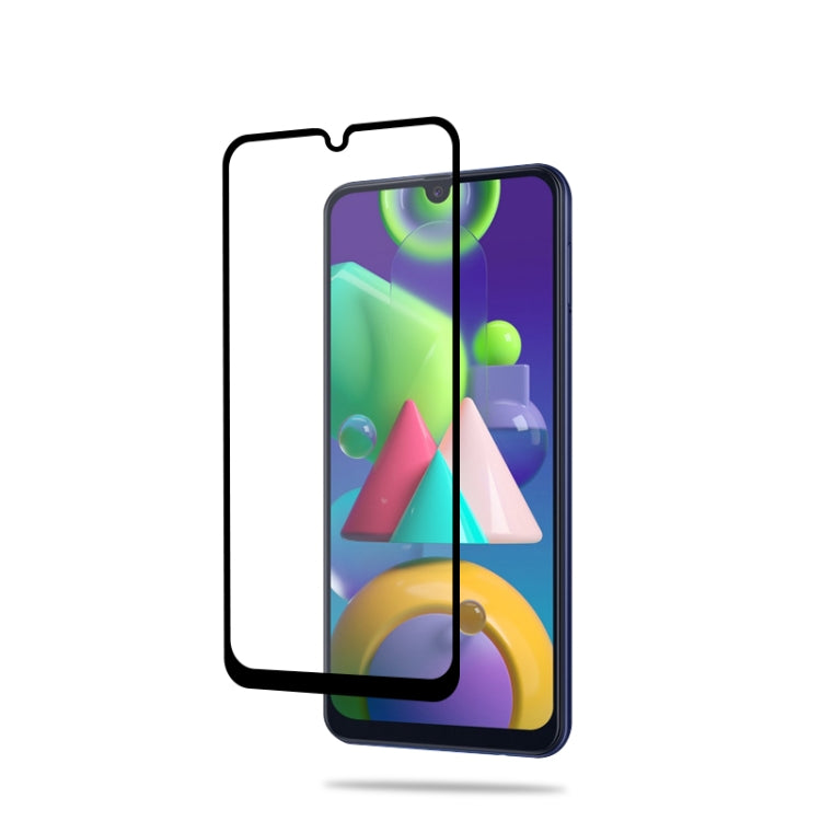 For Samsung Galaxy M21/M31 mocolo 0.33mm 9H 3D Full Glue Curved Full Screen Tempered Glass Film, For Galaxy M21 - HoMEdemic™ 