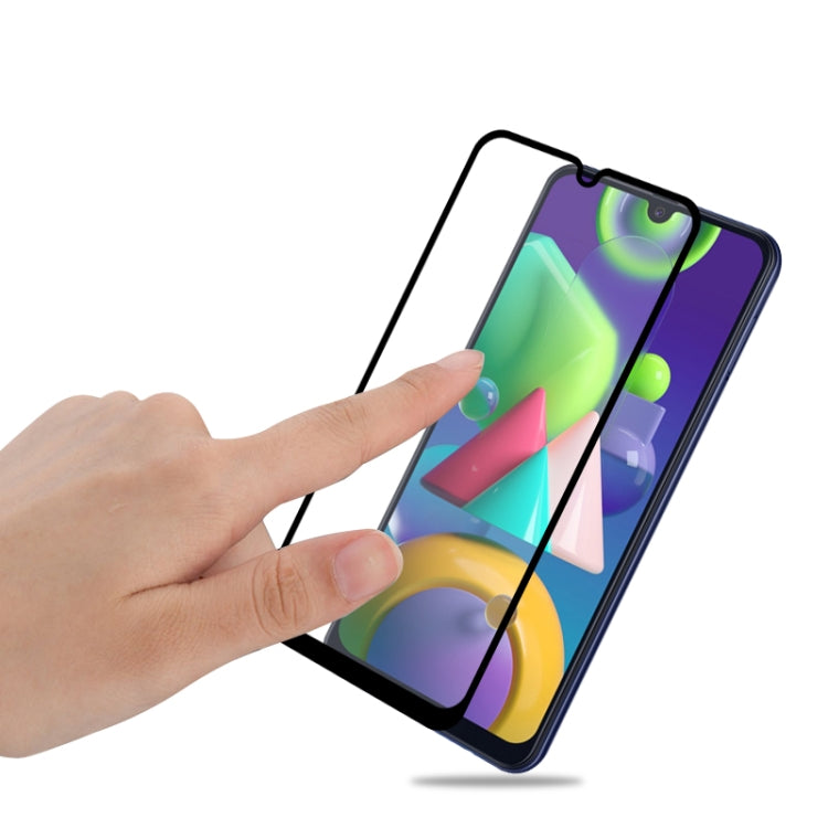 For Samsung Galaxy M21/M31 mocolo 0.33mm 9H 3D Full Glue Curved Full Screen Tempered Glass Film, For Galaxy M21 - HoMEdemic™ 