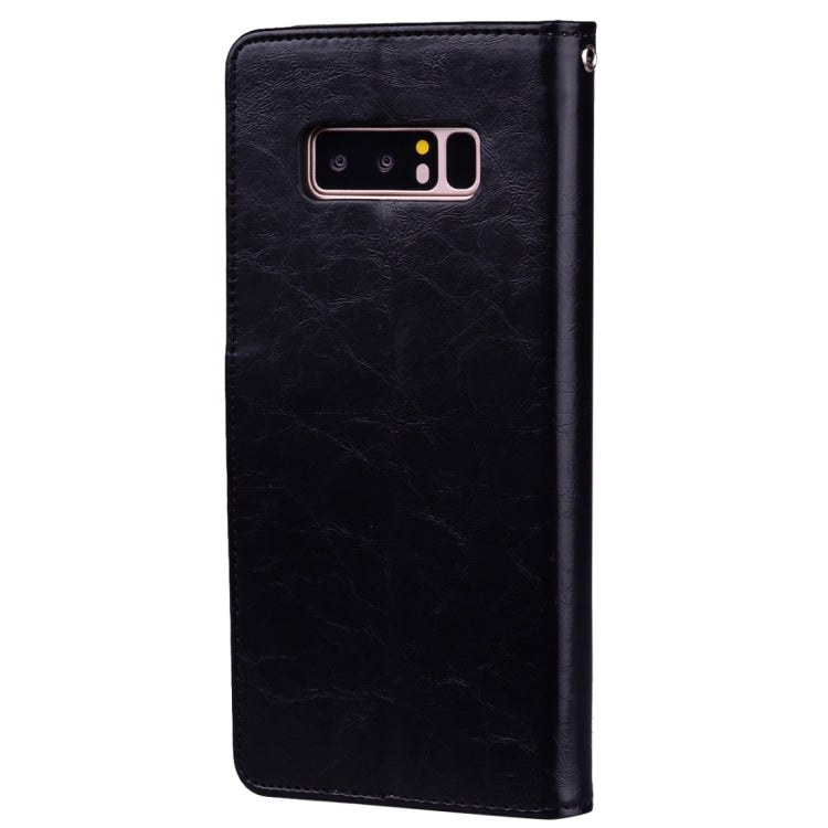 For Samsung Galaxy Note 8 Business Style Oil Wax Texture Horizontal Flip Leather Case with Holder & Card Slots & Wallet, For Galaxy Note 8 - HoMEdemic™ 