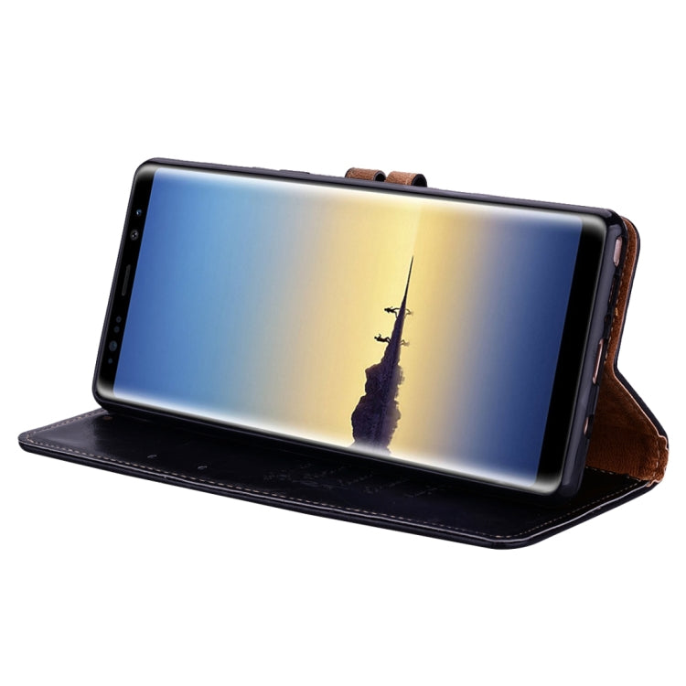 For Samsung Galaxy Note 8 Business Style Oil Wax Texture Horizontal Flip Leather Case with Holder & Card Slots & Wallet, For Galaxy Note 8 - HoMEdemic™ 