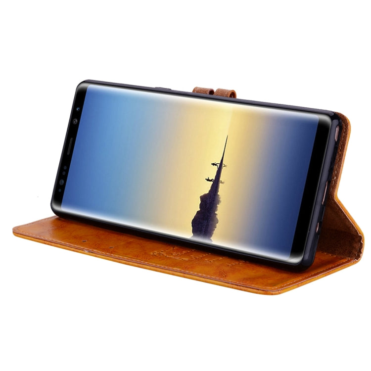 For Samsung Galaxy Note 8 Business Style Oil Wax Texture Horizontal Flip Leather Case with Holder & Card Slots & Wallet - HoMEdemic™ 