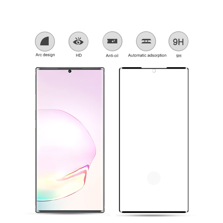 For Samsung Galaxy Note20+ 5G mocolo 0.33mm 9H 3D Curved Full Screen Tempered Glass Film, Fingerprint Unlock Support, For Galaxy Note20 Ultra - HoMEdemic™ 