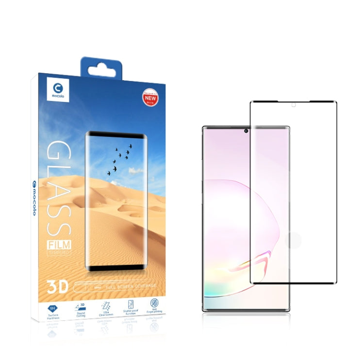 For Samsung Galaxy Note20+ 5G mocolo 0.33mm 9H 3D Curved Full Screen Tempered Glass Film, Fingerprint Unlock Support, For Galaxy Note20 Ultra - HoMEdemic™ 