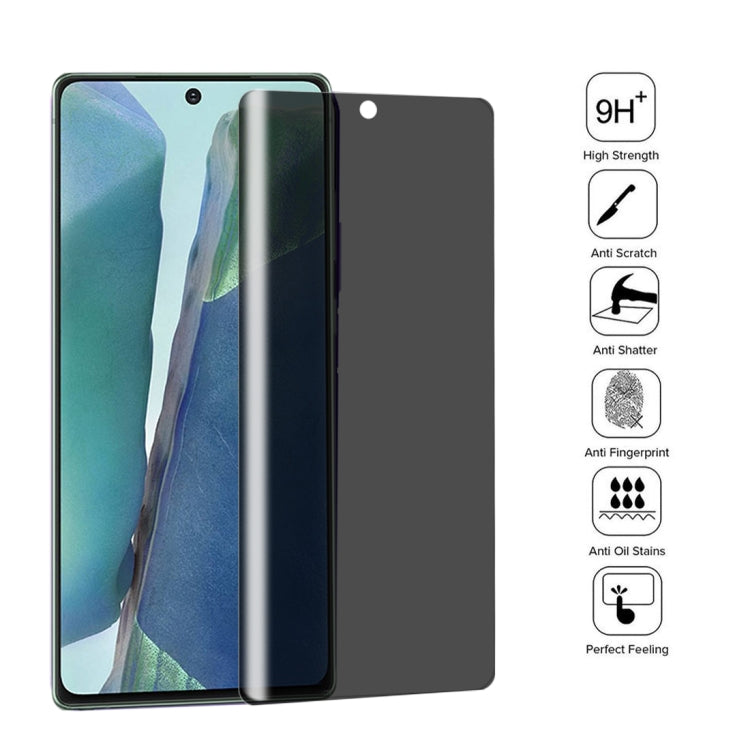 For Samsung Galaxy Note20 9H 3D Curved Anti-peeping Full Screen Tempered Glass Film, For Samsung Galaxy Note20 - HoMEdemic™ 