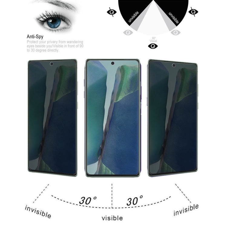 For Samsung Galaxy Note20 9H 3D Curved Anti-peeping Full Screen Tempered Glass Film - HoMEdemic™ 