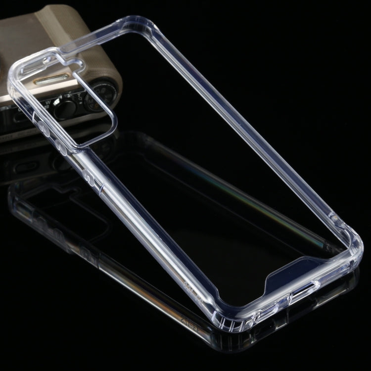 For Samsung Galaxy S21 FE Four-corner Shockproof Transparent TPU + PC Protective Case, For Samsung Galaxy S21 FE - HoMEdemic™ 
