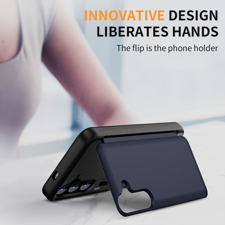 For Samsung Galaxy S23+ 5G 3 in 1 Flip Holder Phone Case(Royal Blue) - HoMEdemic™ 