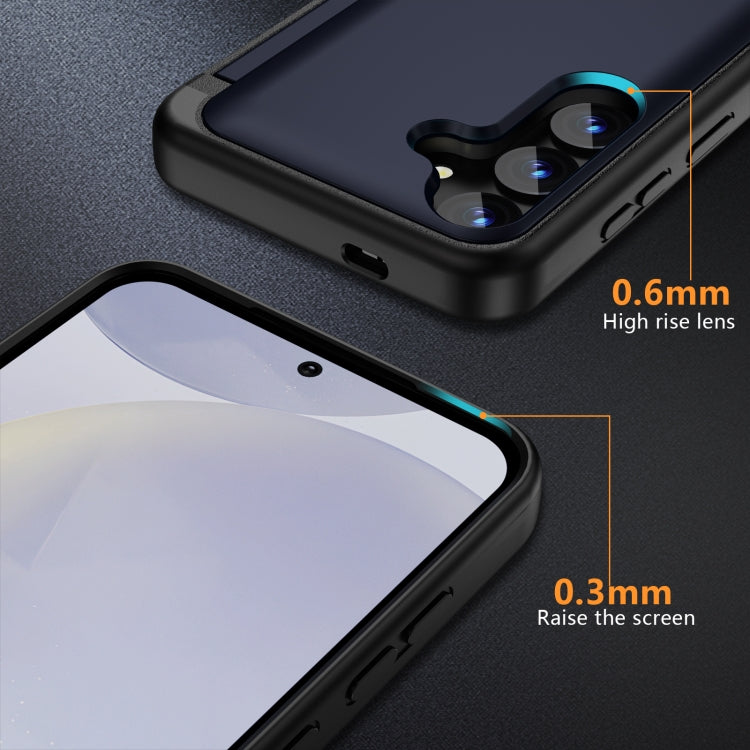 For Samsung Galaxy S23+ 5G 3 in 1 Flip Holder Phone Case(Royal Blue) - HoMEdemic™ 