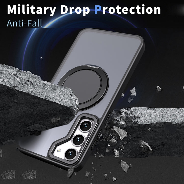 For Samsung Galaxy S23+ 5G 360-degree Rotating MagSafe Magnetic Holder Phone Case(Black) - HoMEdemic™ 