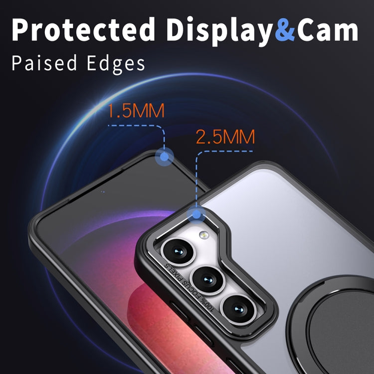 For Samsung Galaxy S23+ 5G 360-degree Rotating MagSafe Magnetic Holder Phone Case(Black) - HoMEdemic™ 