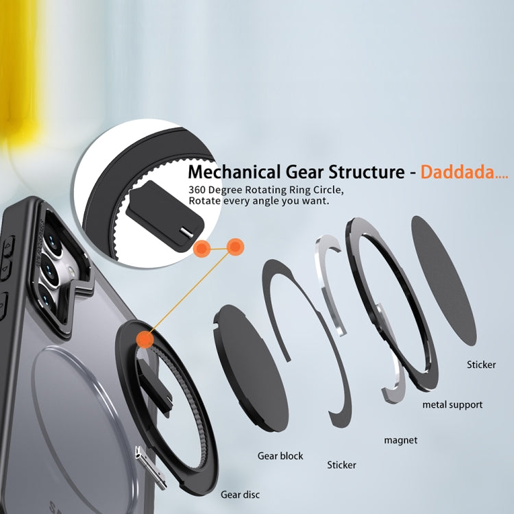 For Samsung Galaxy S23+ 5G 360-degree Rotating MagSafe Magnetic Holder Phone Case(Black) - HoMEdemic™ 