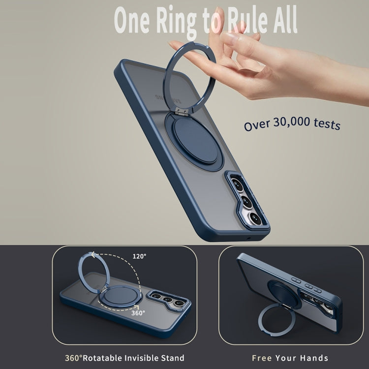 For Samsung Galaxy S23+ 5G 360-degree Rotating MagSafe Magnetic Holder Phone Case(Navy Blue) - HoMEdemic™ 