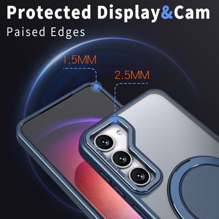 For Samsung Galaxy S23+ 5G 360-degree Rotating MagSafe Magnetic Holder Phone Case(Navy Blue) - HoMEdemic™ 