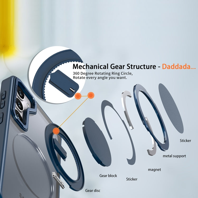 For Samsung Galaxy S23+ 5G 360-degree Rotating MagSafe Magnetic Holder Phone Case(Navy Blue) - HoMEdemic™ 