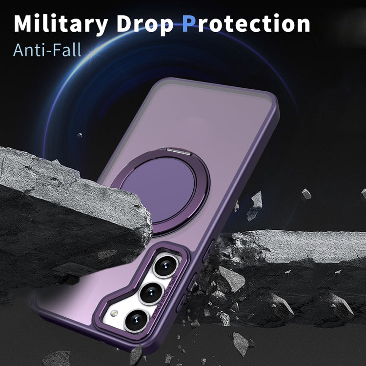 For Samsung Galaxy S23+ 5G 360-degree Rotating MagSafe Magnetic Holder Phone Case(Purple) - HoMEdemic™ 