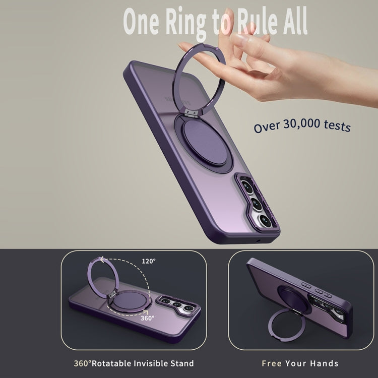 For Samsung Galaxy S23+ 5G 360-degree Rotating MagSafe Magnetic Holder Phone Case(Purple) - HoMEdemic™ 