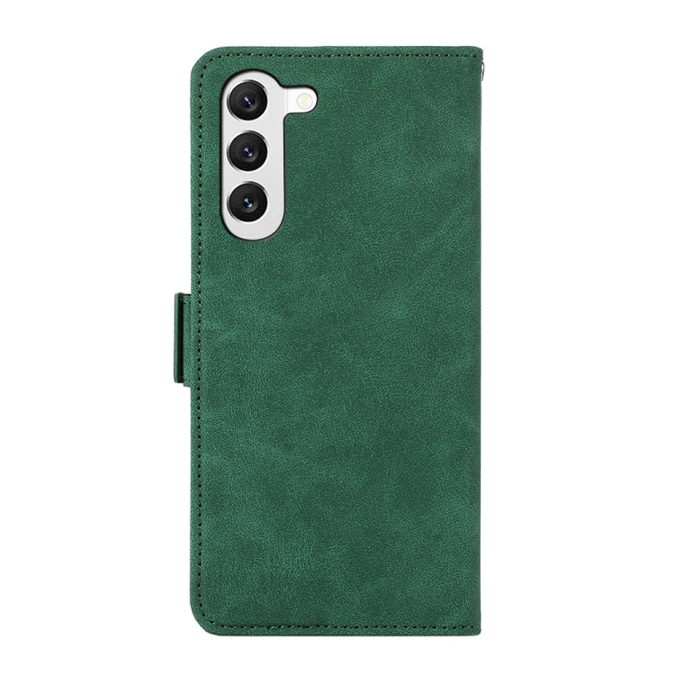 For Samsung Galaxy S23+ 5G ABEEL Frosted Magnetic RFID Leather Phone Case(Green) - HoMEdemic™ 