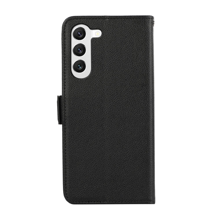For Samsung Galaxy S23+ 5G ABEEL Side-Magnetic Litchi Pattern Leather RFID Phone Case(Black) - HoMEdemic™ 