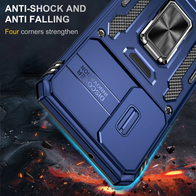 For Samsung Galaxy S23+ 5G Armor PC + TPU Camera Shield Phone Case(Navy Blue) - HoMEdemic™ 