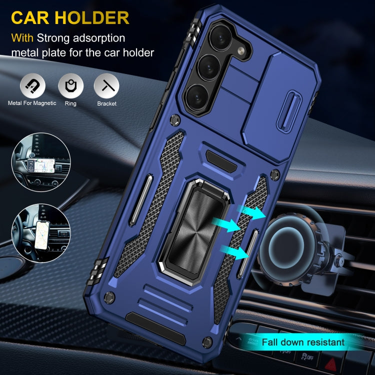 For Samsung Galaxy S23+ 5G Armor PC + TPU Camera Shield Phone Case(Navy Blue) - HoMEdemic™ 