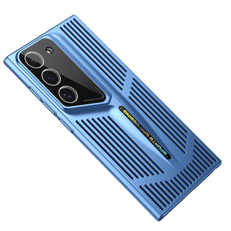 For Samsung Galaxy S23+ 5G Blade Cooling PC Full Coverage Phone Case(Blue) - HoMEdemic™ 