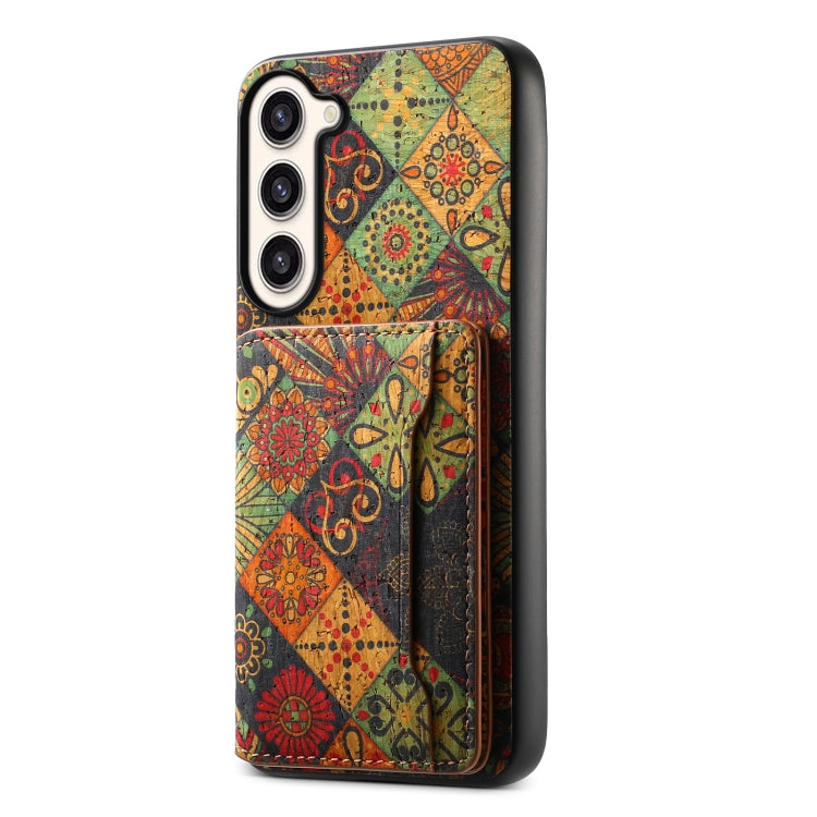 For Samsung Galaxy S23+ 5G Card Slot Holder Phone Case(Autumn Yellow) - HoMEdemic™ 