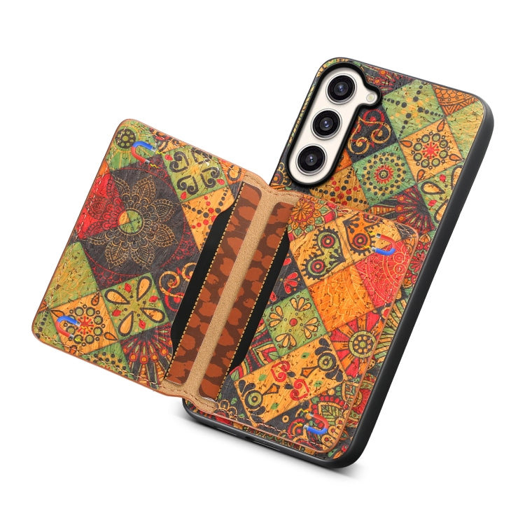 For Samsung Galaxy S23+ 5G Card Slot Holder Phone Case(Autumn Yellow) - HoMEdemic™ 