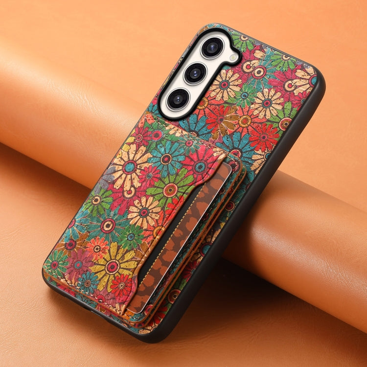For Samsung Galaxy S23+ 5G Card Slot Holder Phone Case(Spring Green) - HoMEdemic™ 
