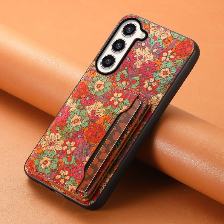 For Samsung Galaxy S23+ 5G Card Slot Holder Phone Case(Summer Red) - HoMEdemic™ 