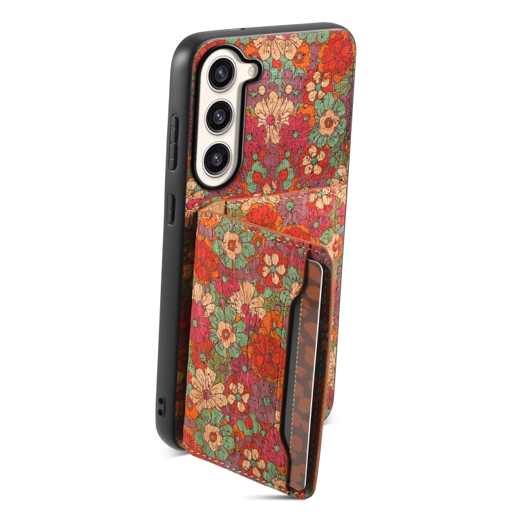 For Samsung Galaxy S23+ 5G Card Slot Holder Phone Case(Summer Red) - HoMEdemic™ 