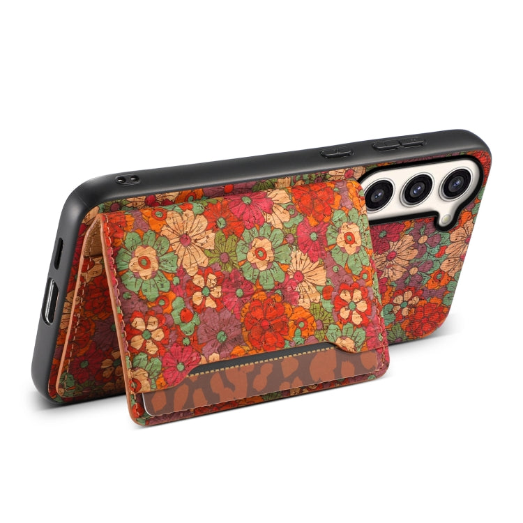 For Samsung Galaxy S23+ 5G Card Slot Holder Phone Case(Summer Red) - HoMEdemic™ 