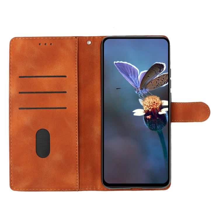 For Samsung Galaxy S23+ 5G Cherry Blossom Butterfly Skin Feel Embossed PU Phone Case(Brown) - HoMEdemic™ 
