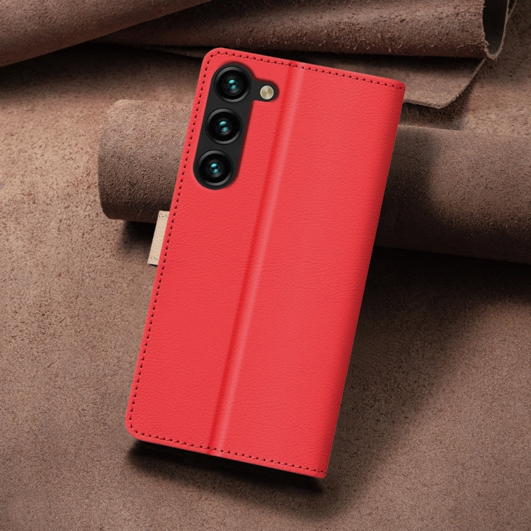 For Samsung Galaxy S23+ 5G Color Matching RFID Anti-theft Leather Phone Case(Red) - HoMEdemic™ 